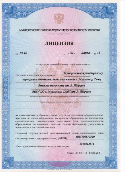 Лицензия